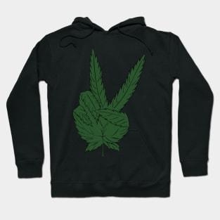 Marijuana Peace Sign Hoodie